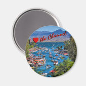 私はチャネルマグネットが大好き マグネット (正面/裏面)