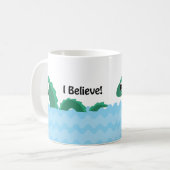 私はチャンピオンに湖のChamplainモンスターを信じます コーヒーマグカップ (正面左)