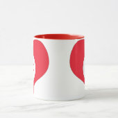 私はチュニジアを愛します マグカップ (中央)