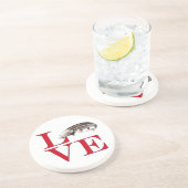 私はチョウザメが大好き コースター (側面)