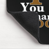 私はチョコレートよりもっと愛します! マウスパッド (コーナー)