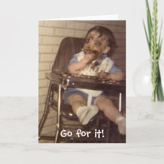 私はチョコレートを愛します! 、それのために行って下さい! カード