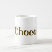 私はチョコレートを愛します コーヒーマグカップ (中央)