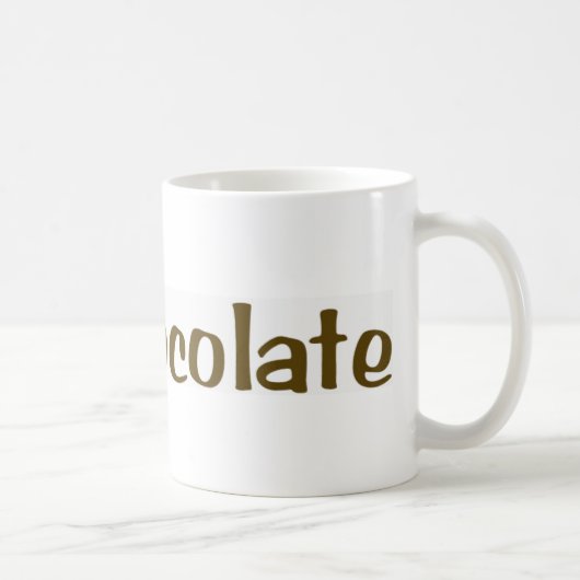 私はチョコレートを愛します コーヒーマグカップ (右)