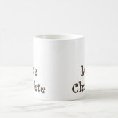 私はチョコレートを愛します マグカップ (中央)