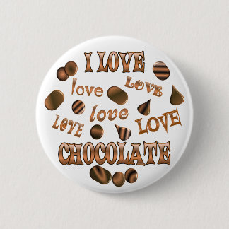 私はチョコレートを愛します 缶バッジ