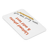 私はチョコレートを食べた – DIY冷蔵庫用マグネット マグネット (右側)