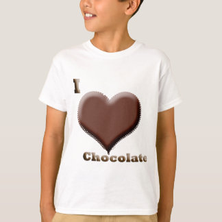 私はチョコレート12-12-08を愛します Tシャツ