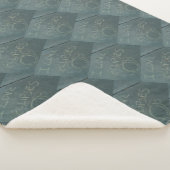 私はチョークスケッチでシンプル黄道の毛布が大好き シェルパブランケット (3/4)