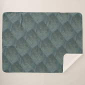 私はチョークスケッチでシンプル黄道の毛布が大好き シェルパブランケット (正面(横))