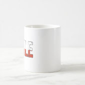私はチリが大好きだ コーヒーマグカップ (中央)