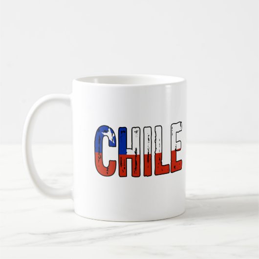 私はチリが大好きだ コーヒーマグカップ (左)