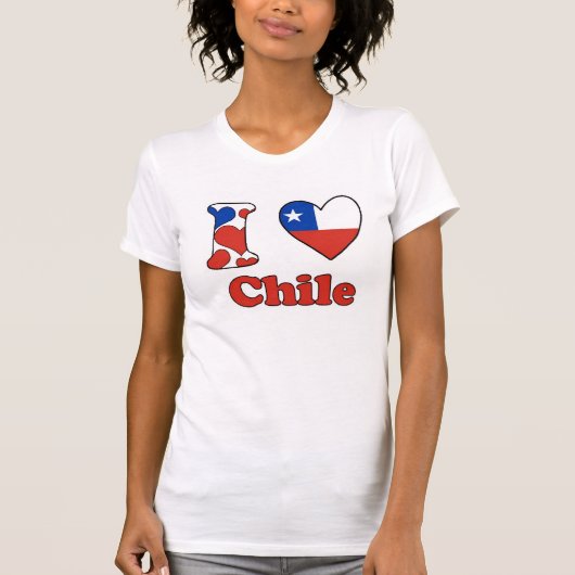 私はチリが大好きだ Tシャツ (正面)