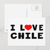 私はチリが大好き ポストカード (正面/裏面)
