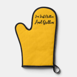 私はチリンとグリリンの黄色だ 鍋つかみ