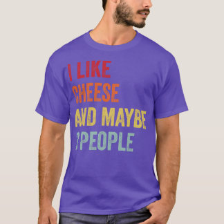 私はチーズが好きかもしれない3人 Tシャツ