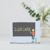 私はチーズが好きだ ポストカード (スタンド正面)