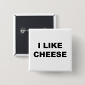 私はチーズを好みます 缶バッジ (正面&裏面)