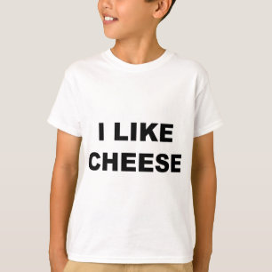私はチーズを好みます Tシャツ