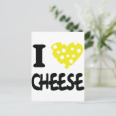 私はチーズアイコンが大好き ポストカード (スタンド正面)
