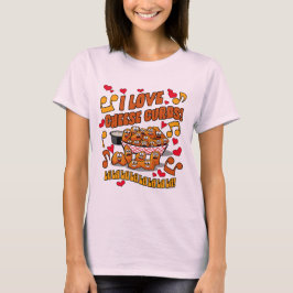 私はチーズカードが大好き! Tシャツ