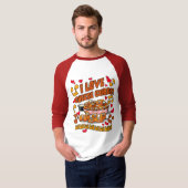 私はチーズカードが大好き! Tシャツ (正面フル)