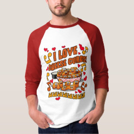 私はチーズカードが大好き! Tシャツ