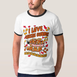 私はチーズカードが大好き! Tシャツ