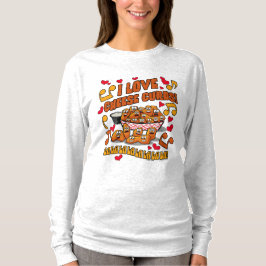 私はチーズカードが大好き! Tシャツ