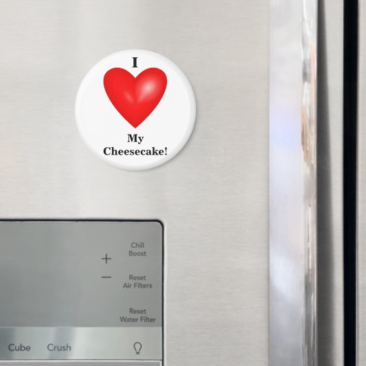 私はチーズケーキのマグネットが大好き マグネット (インサイチュ (冷蔵庫))