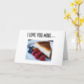 私はチーズケーキ以上にあなたを愛している カード (黄色い花)