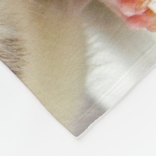 私はチーズペットラットよりもっと愛します フリースブランケット (角)