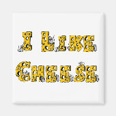 私はチーズマグネットが好きだ マグネット (正面)