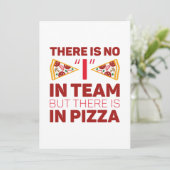 私はチームに入っていないが、ピザに入っている サンキューカード (スタンド正面)