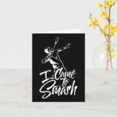 私はチーム来プレイヤーのバドミントンのシャトルスパーを粉砕する カード (黄色い花)