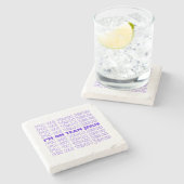 私はチーム・イエス・コースターに所属 ストーンコースター (横)