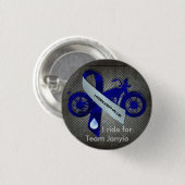 私はチームJanyiaのために乗ります 缶バッジ (正面&裏面)