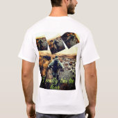 私はツアーがとても好きだ。デザインTシャツ Tシャツ (裏面)