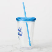 私はツア生き延びバスライドブルーのアクリルのタンブラー アクリルタンブラー (左)