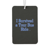 私はツア生き延びーバスに乗る黒い車の空気フレッシュナー カーエアーフレッシュナー (裏面)