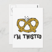 私はツイスト・プレッツェル ポストカード (正面/裏面)