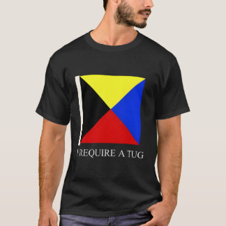 私はツルの船の信号旗が必要だ Tシャツ