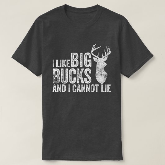 私はティーを捜す大金を好みます Tシャツ (デザイン正面)