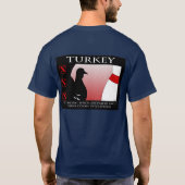 私はティー-海軍ボーリングをします Tシャツ (裏面)