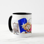 私はテキサス州から！マグ マグカップ (正面左)