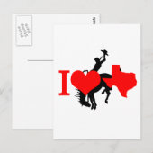 私はテキサス州が大好き ポストカード (正面/裏面)