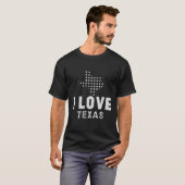 私はテキサス州が大好き Tシャツ (正面フル)