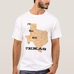 私はテキサス州と台なしにします Tシャツ
