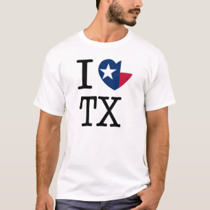 私はテキサス州のワイシャツを愛します Tシャツ