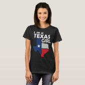 私はテキサス州女 Tシャツ (正面フル)